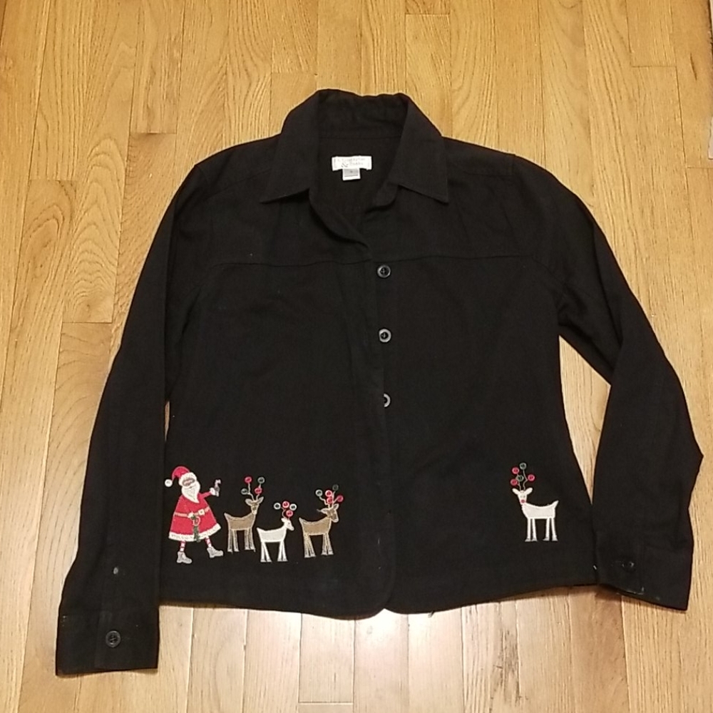 Christopher & Banks christmas blazer